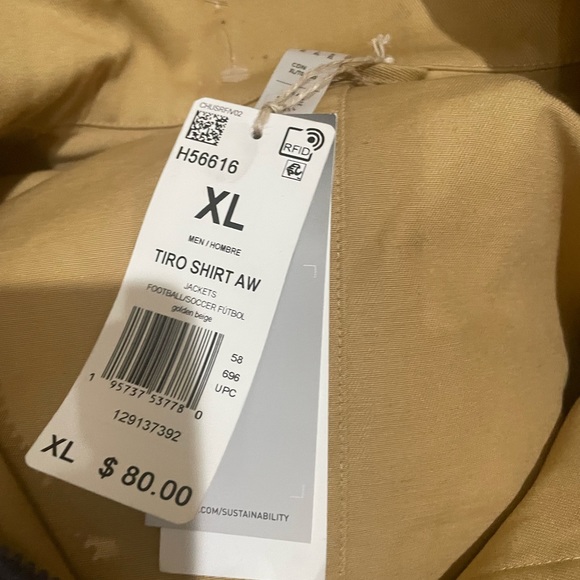 TIRO New! SHRT/JKT MEN’S XL. - Picture 2 of 8